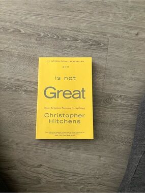 3/$15 God is not Great by Christopher Hitchens - Bright Yellow Paperback